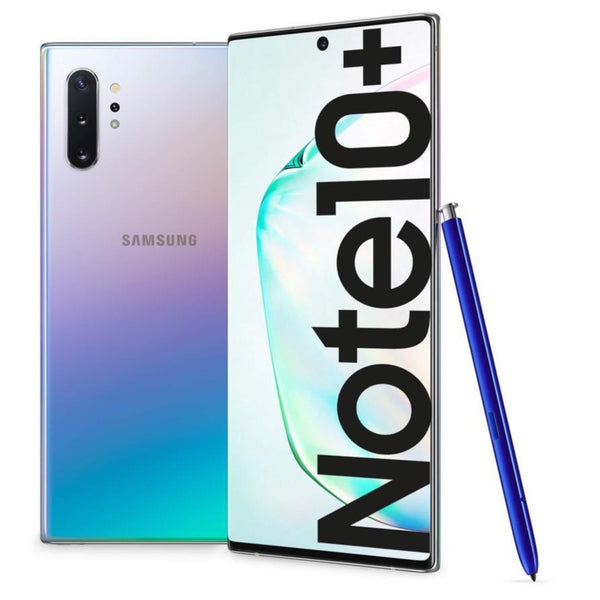  Samsung Galaxy Note 10+, 256GB, Aura Glow Silver - Fully  Unlocked (Renewed) : Cell Phones & Accessories
